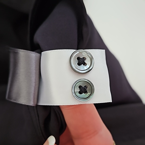 Estill Swirl Print Band Collar ShirtJohn Varvatos - Picture 8 of 9